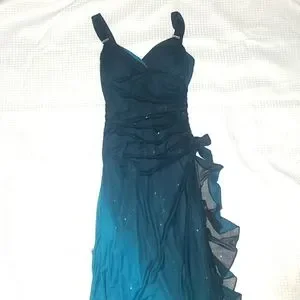 BLONDIE NITES by Stacy Sklar Party Dress Empire Waist RHINESTONE Size-9